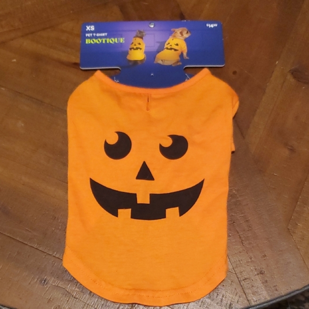Bootique Pumpkin Dog Costume - Orange and Black